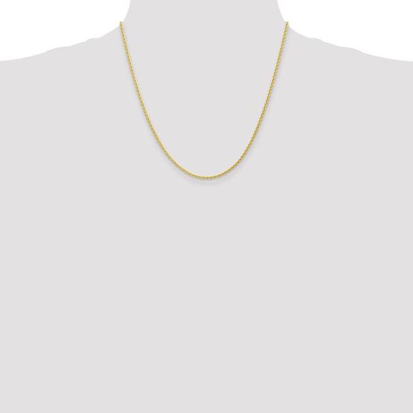 1.75mm 10k Yellow Gold Parisian Wheat Chain Necklace, 20 Inch - Picture 2 of 8